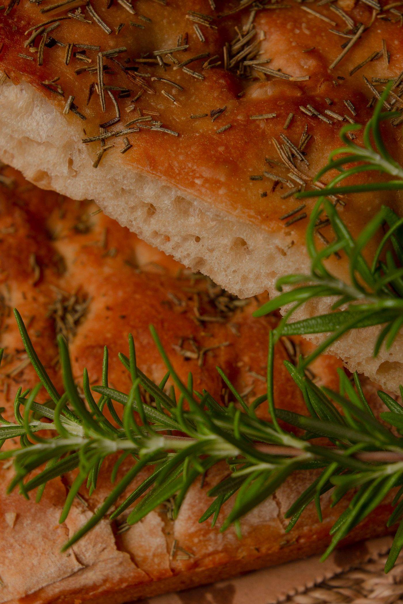 Focaccia, rosemary from the bakehouse