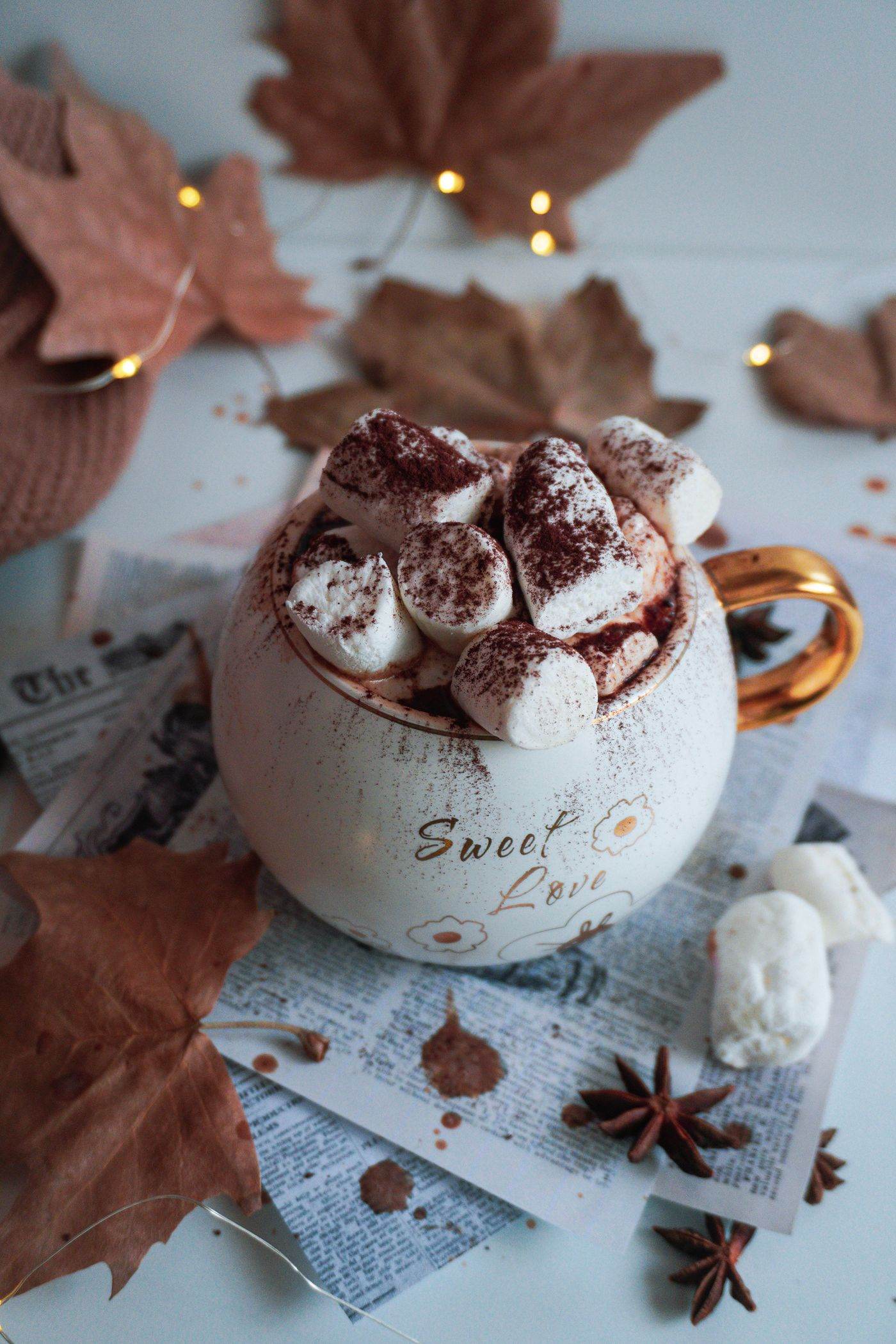 Hot chocolate from the bakehouse