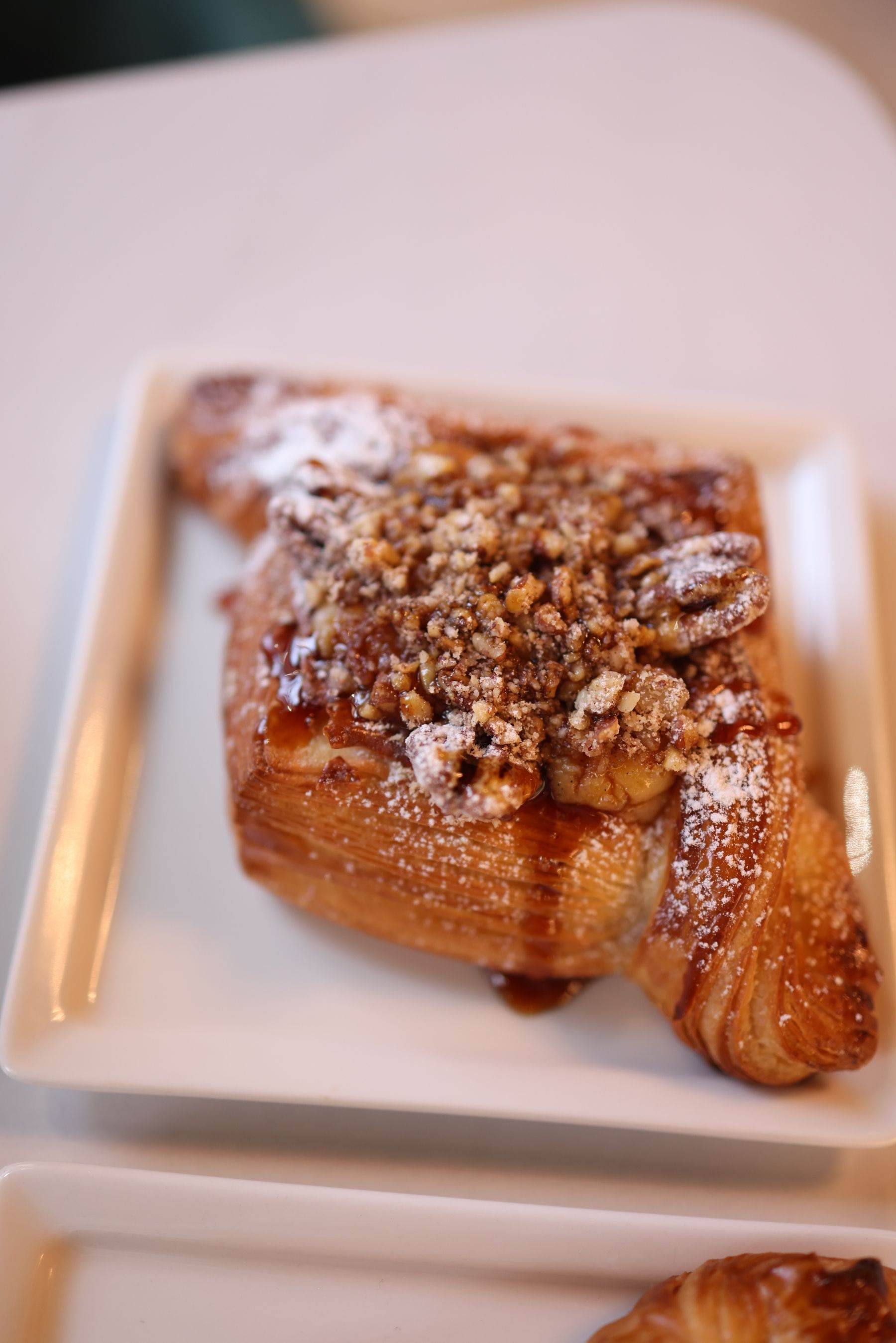 Almond croissant from the bakehouse