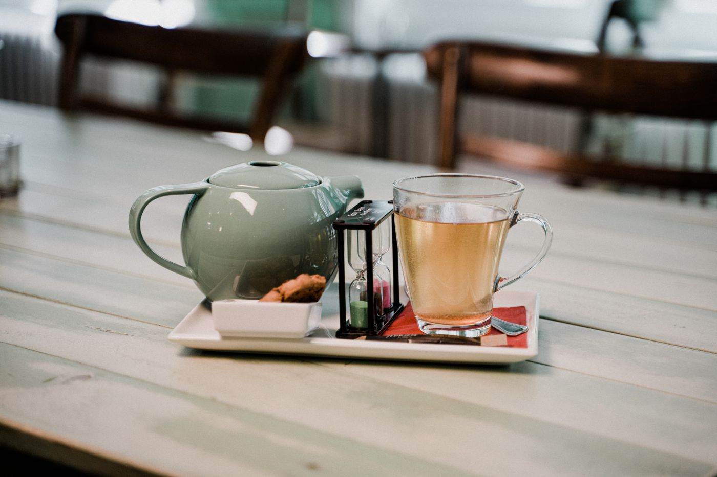 Pot of tea from the bakehouse